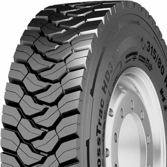 Continental Conti CrossTrac HD3 ED 12/85 R 22,5 152/148K Continental Conti CrossTrac HD3 ED 12/85 R 22,5 152/148K